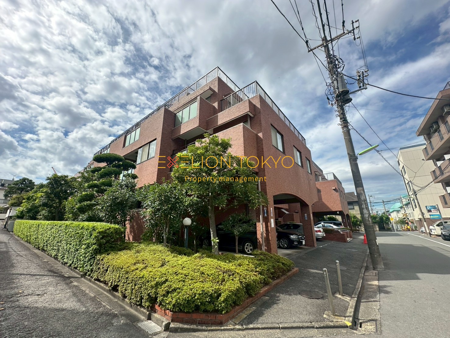 朝日自由が丘マンションの外観・物件写真